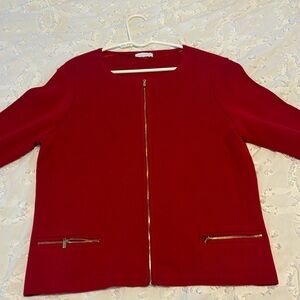 Charter club zip up cardigan